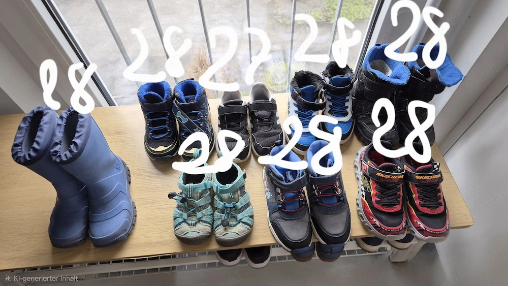 Kinderschuhe getragen aba gut erhalten.