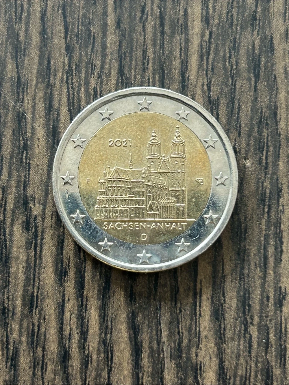 2 Euro Umlaufmünze Deutschland 2021-F