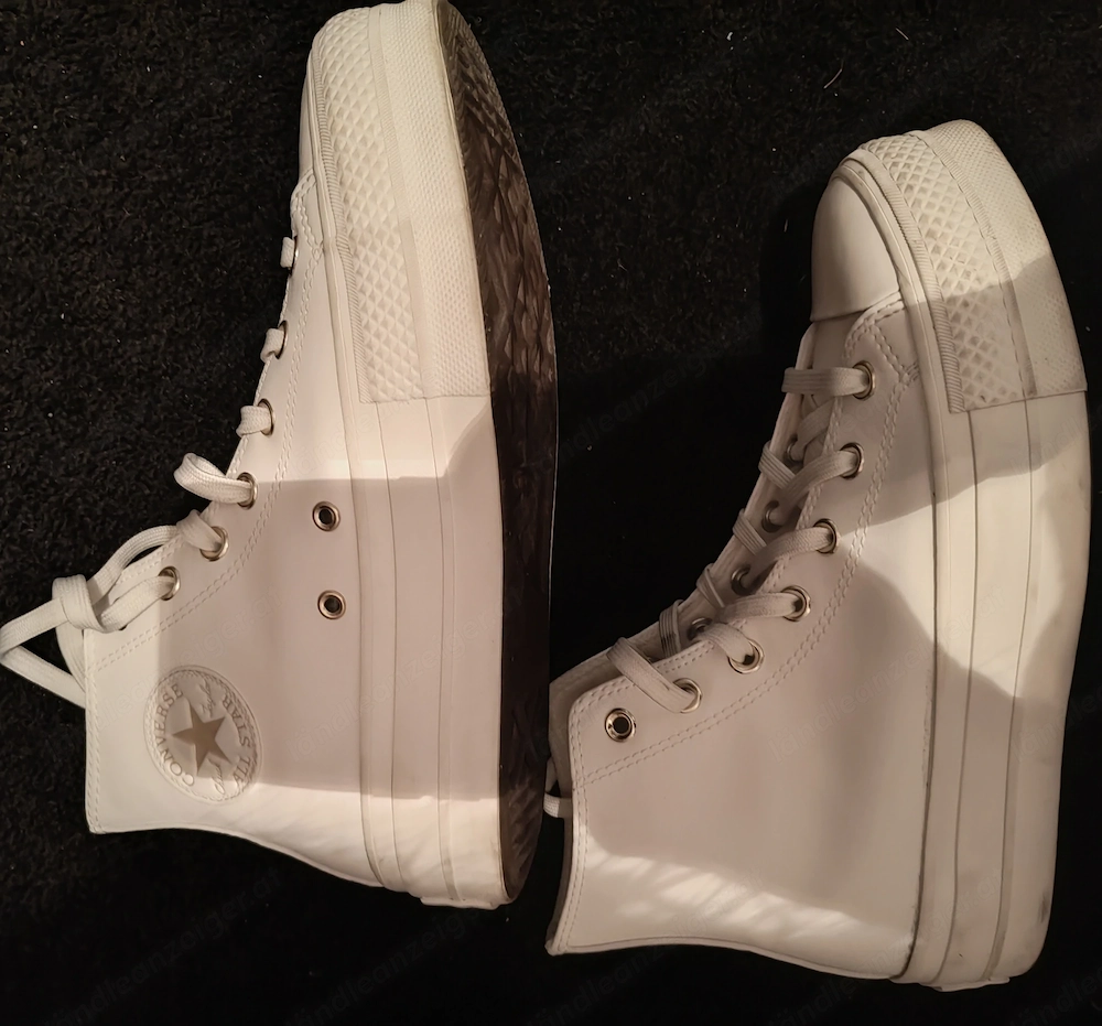 Converse Gr 39 Leder chuck taylor all star Plateau