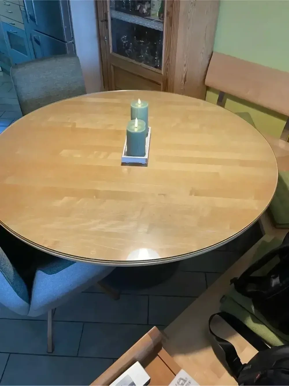 Tischplatte Glas 130 cm Durchmesser