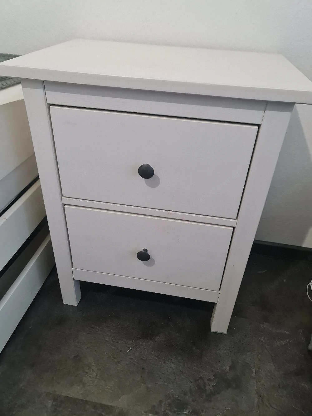 2x IKEA Hemnes Nachtisch - Weiß