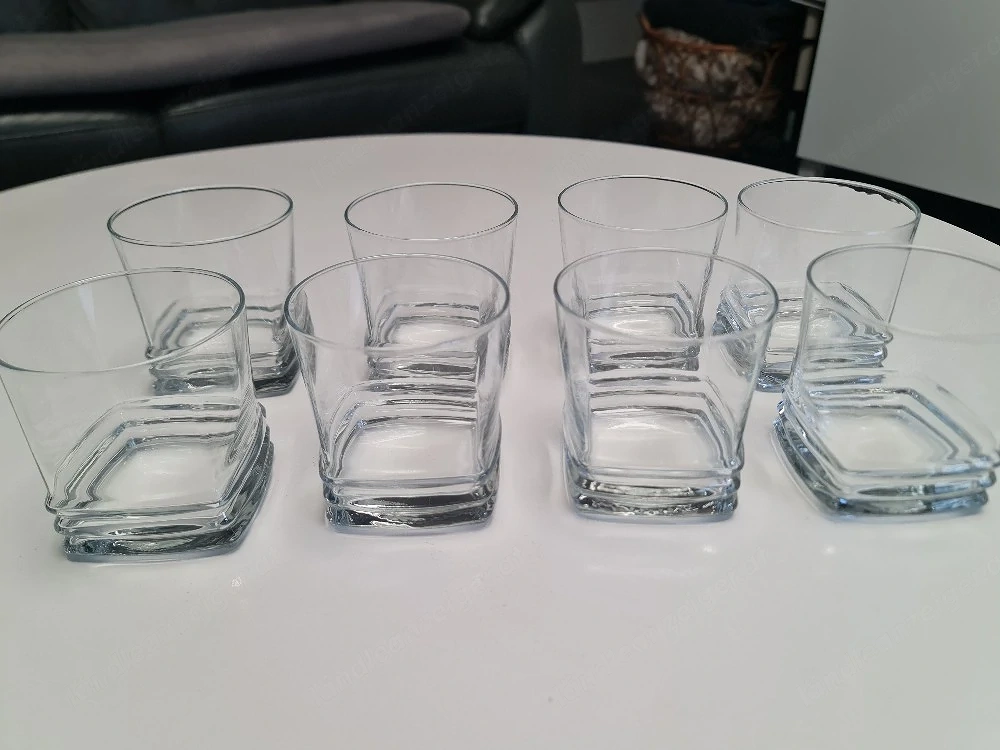 8er Set Whiskygläser   Tumbler (NEU)