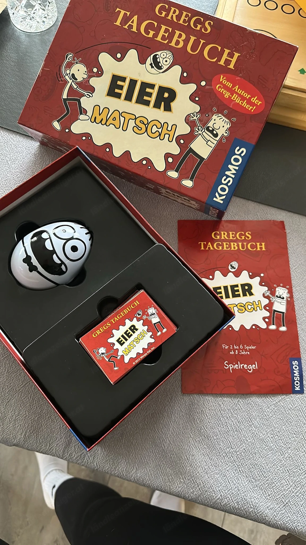 Spiel für kinder eiermatsch