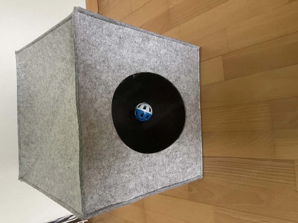 Katzenkorb passt perfekt in Ikea Regal