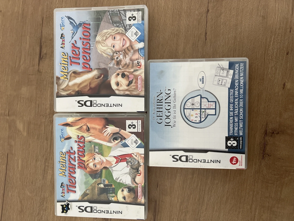 Nintendo DS Spiele Set   3 Spiele