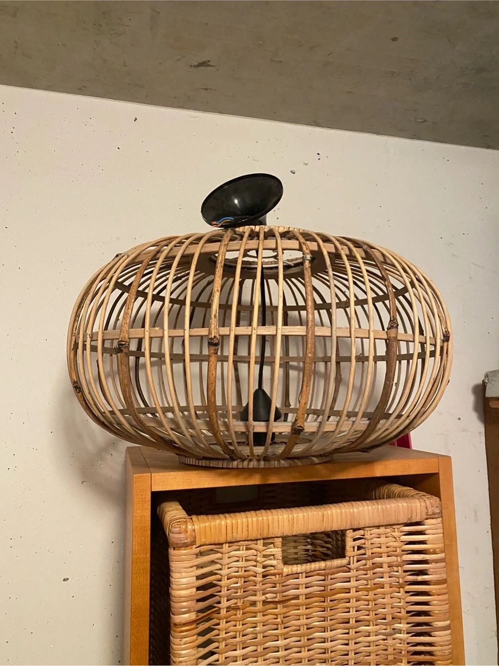 Deckenlampe Korb Boho