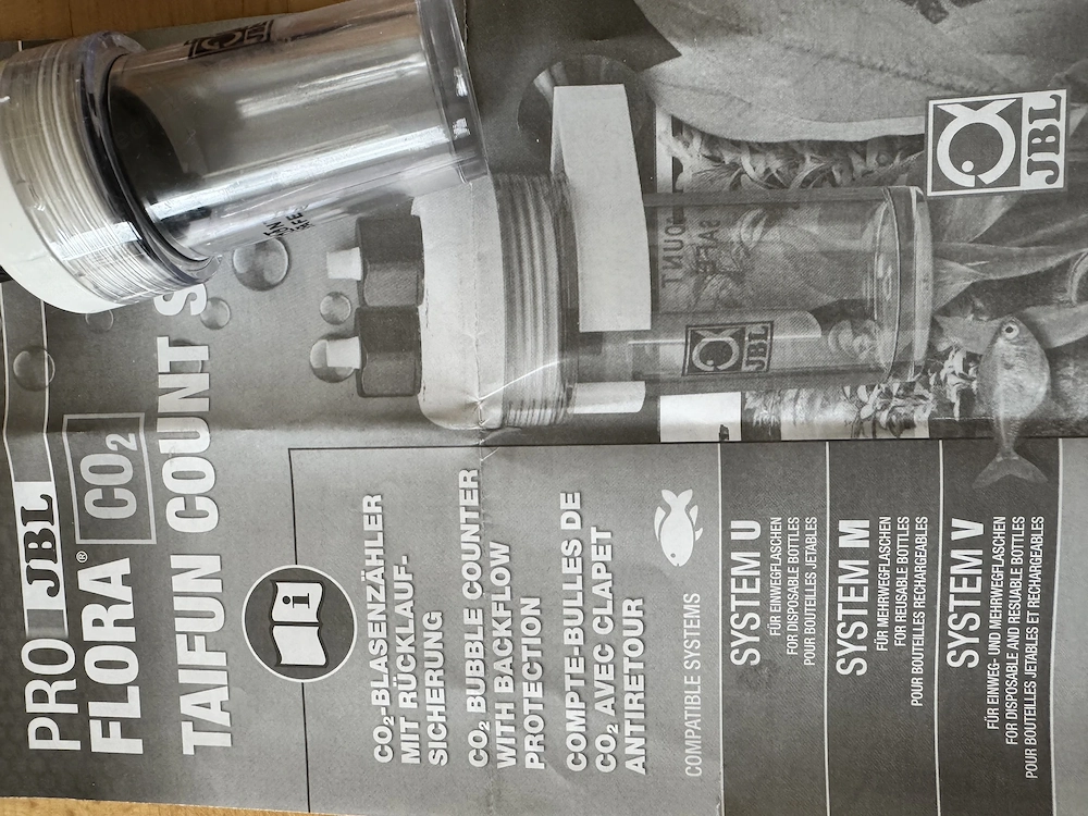 CO2 Anlage für Aquarium von JBL Basic Set inklusive CO2 Kartuschen