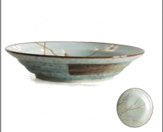 Echt Japanische Teller, Schüssel, Keramik, 10stk