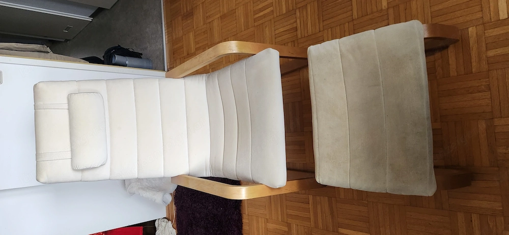 Wohnzimmer Sessel mit extra Fußauflage