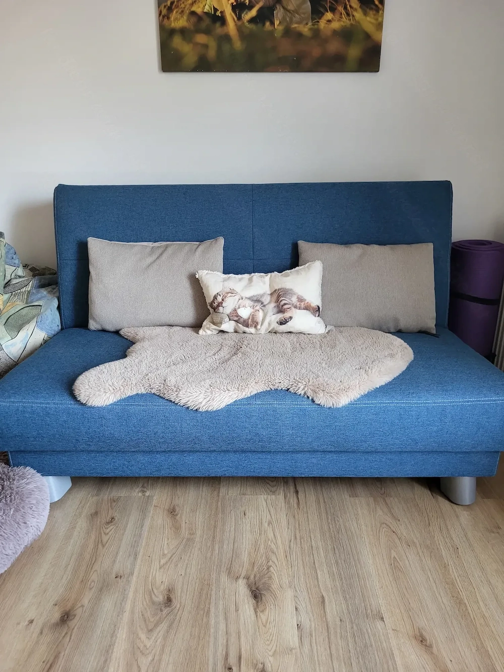 Schlafsofa mit Bettfunktion (139x195) inkl. Lattenrost   platzsparend