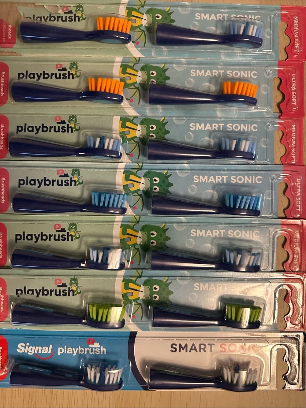 Verschenke Playbrush Zahnbürstenköpfe