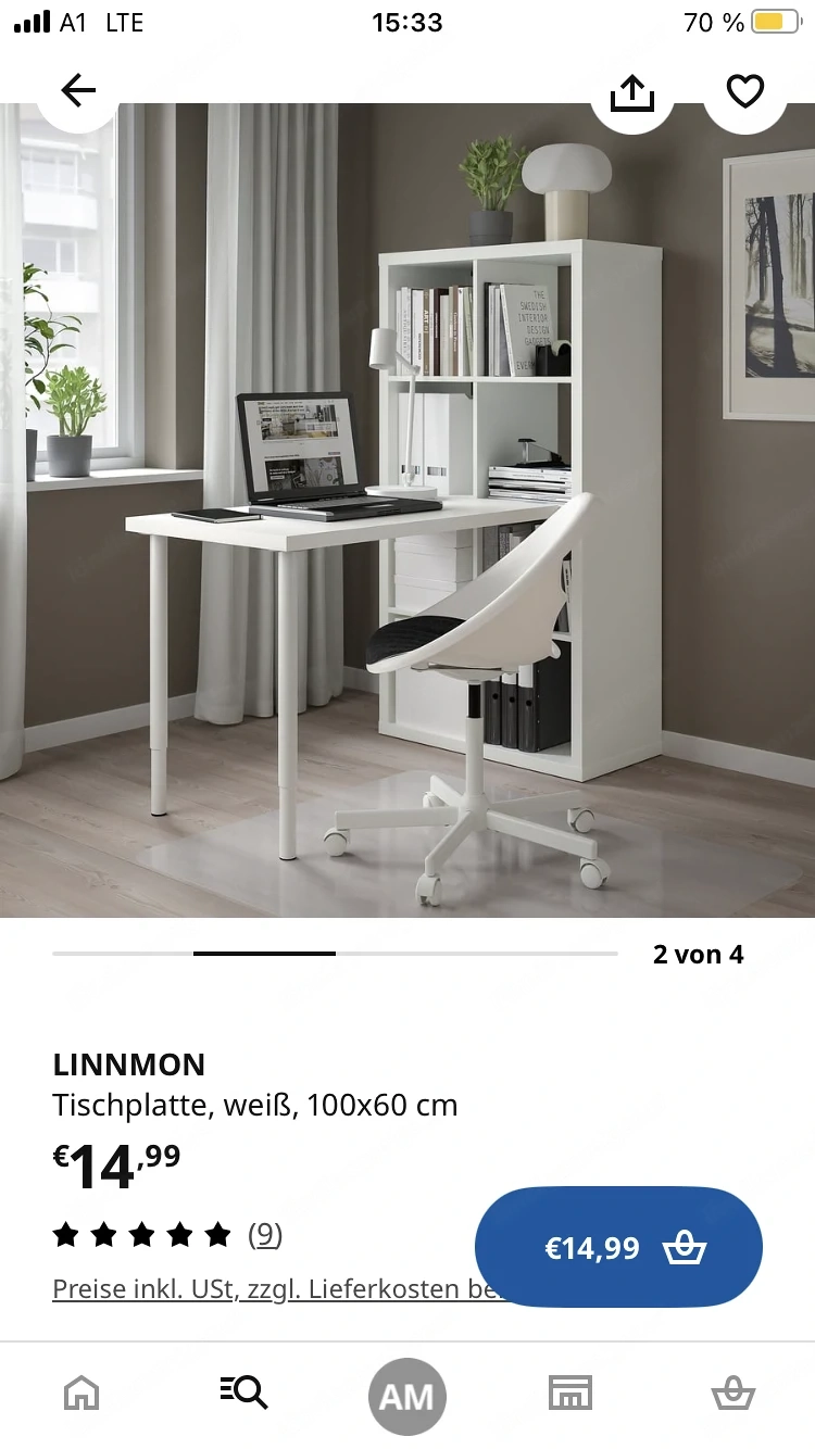 Ikea Weiße Schreibtisch Platte 