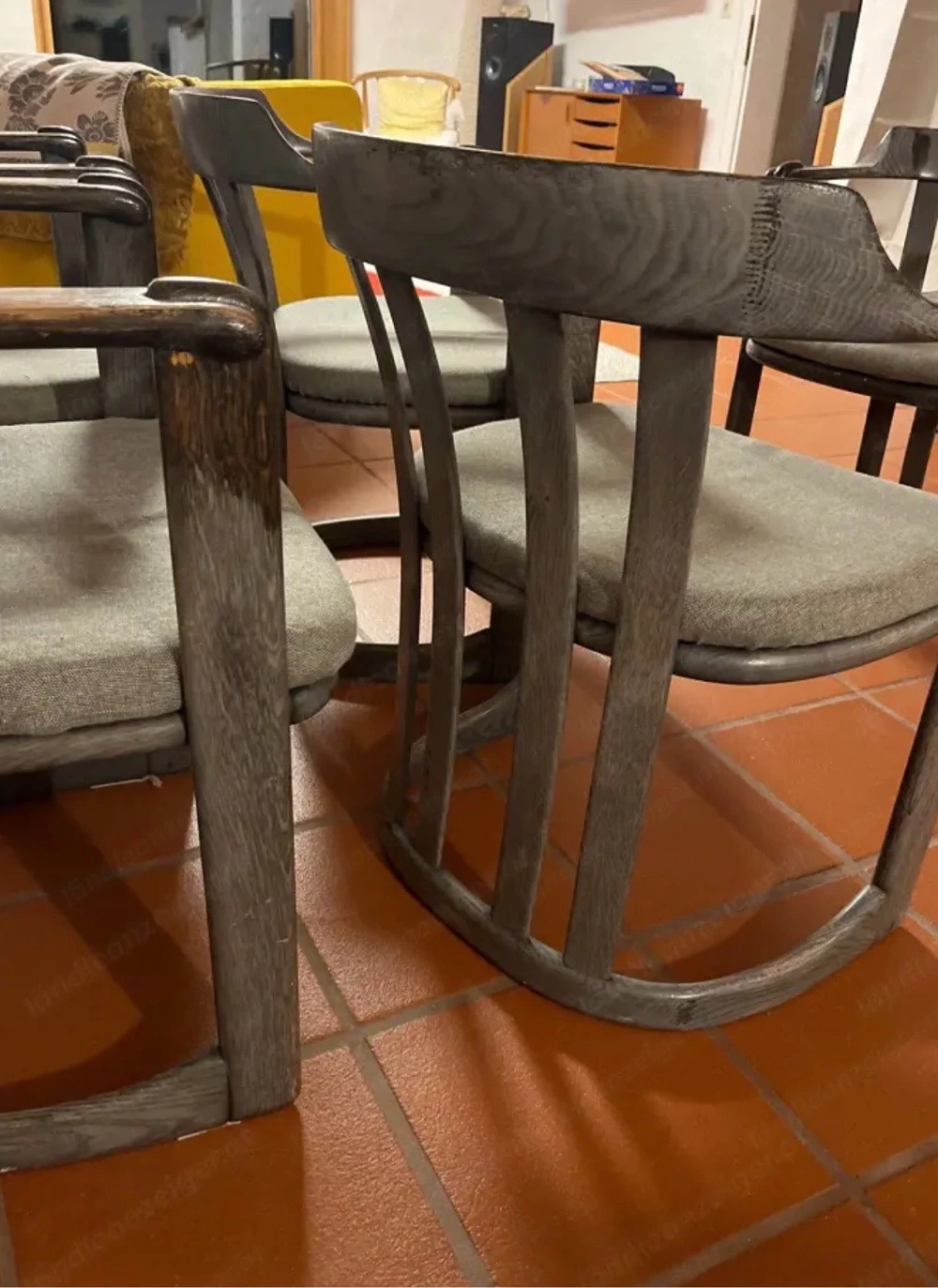 5Stühle von Knoll massivholz