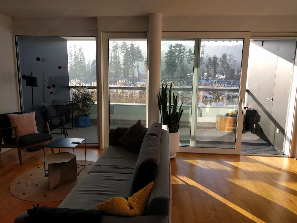 Sehr ruhige, gemütliche 3-Zimmerwohnung direkt an der Ill in Feldkirch-Gisingen ab Juli zu vermieten