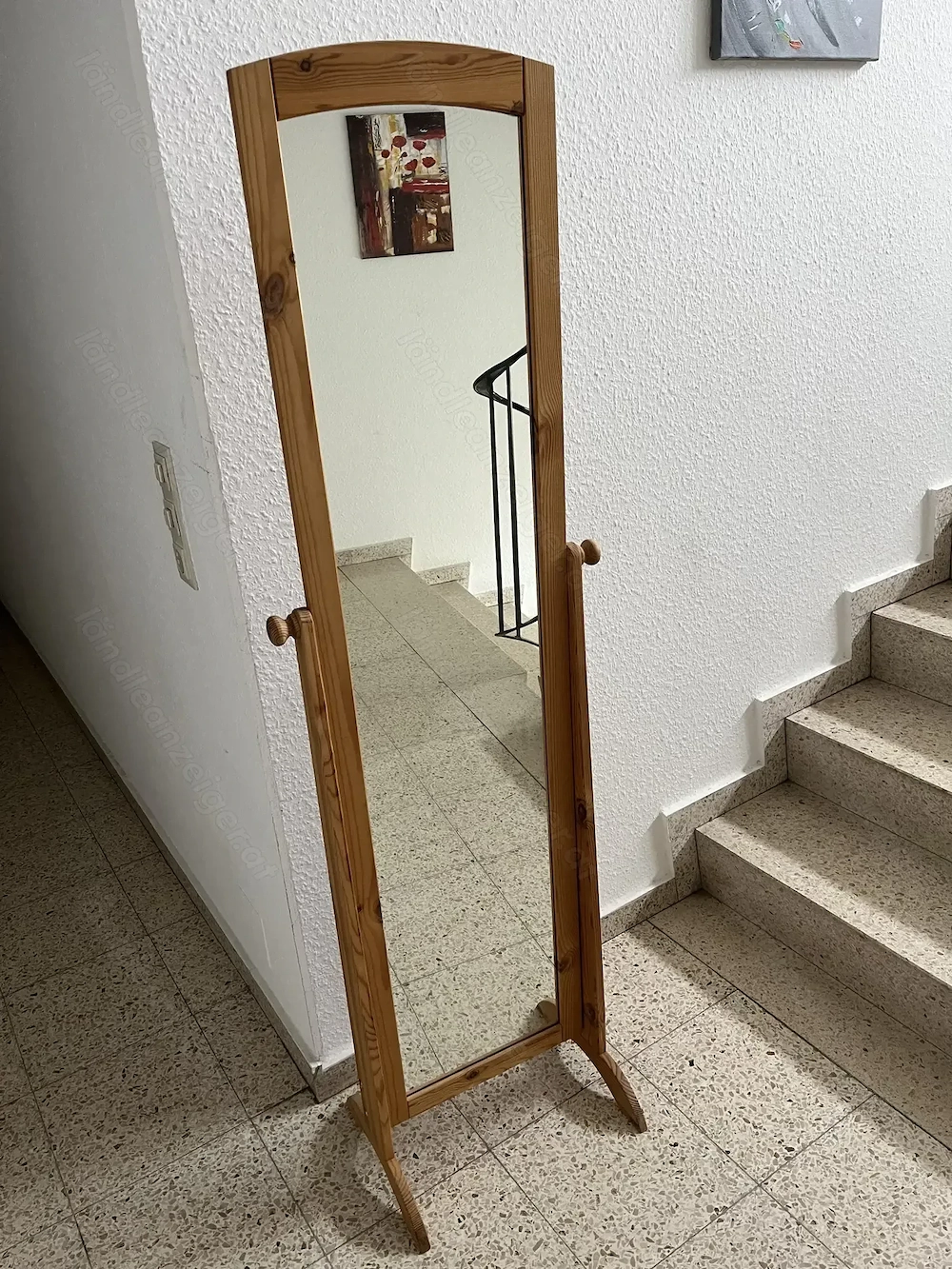 Standspiegel mit Holzrahmen 30Euro