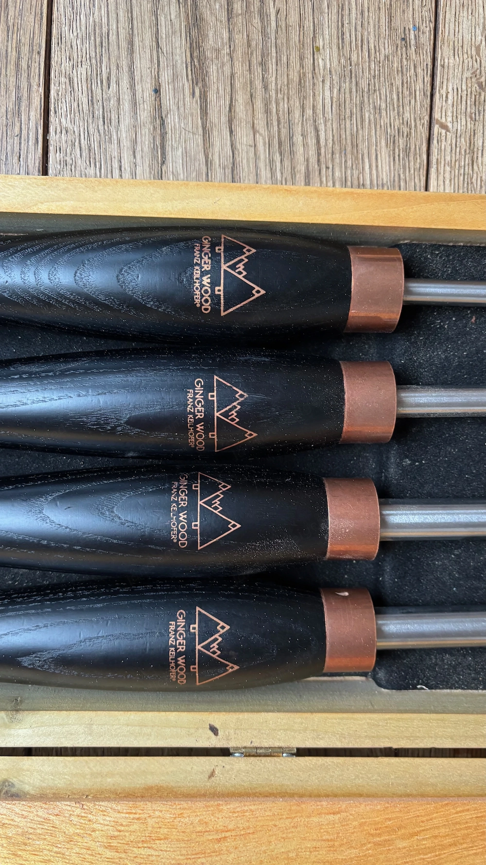 Gingerwood Franz Keilhofer   Schalenröhren-Set 4-teilig, 60 cm, mit Box