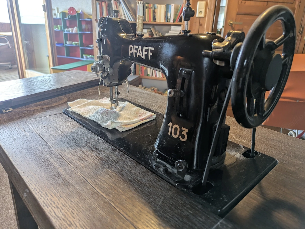 Antike Pfaff 103 Nähmaschine   Rarität (ca. 1928)   funktionsfähig