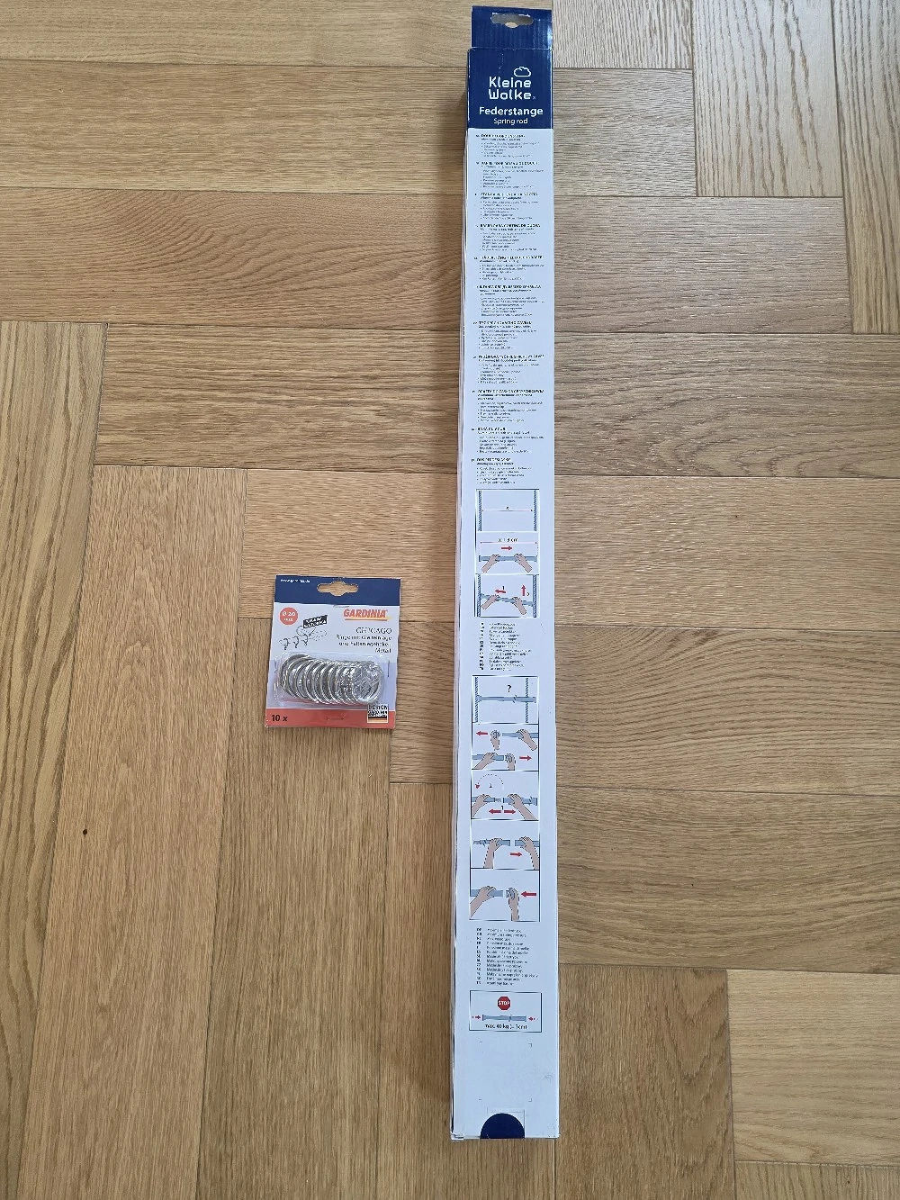 Vorhangstange mit Ringe