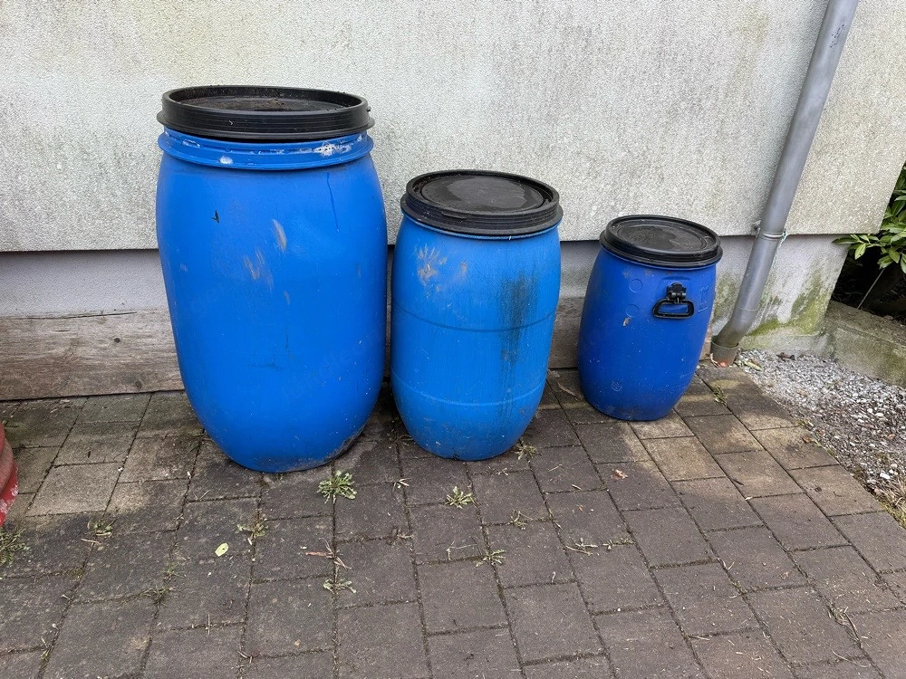 Regentonne   Fässer 