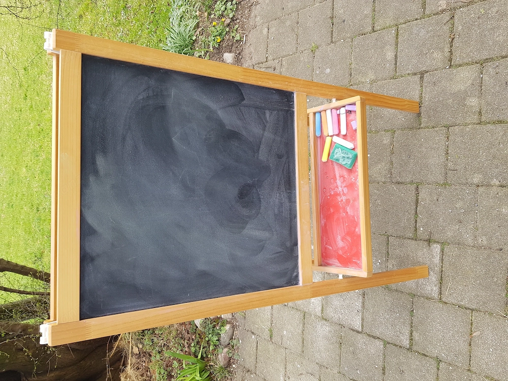 Tafel für Kinder Kreide