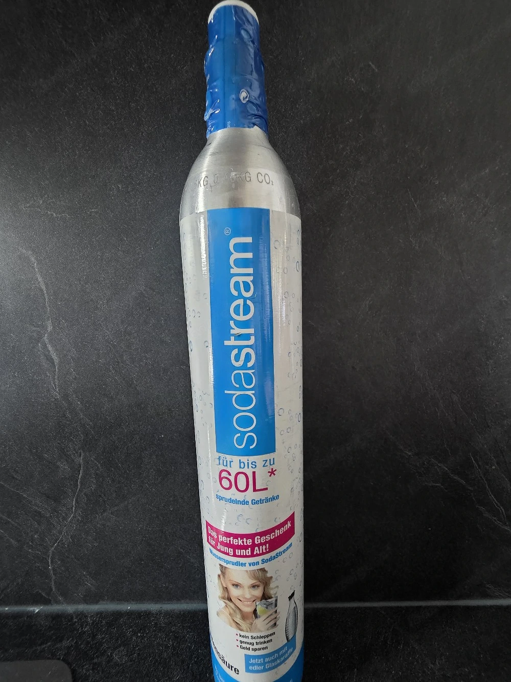 Sodastream zylinder 60l blau