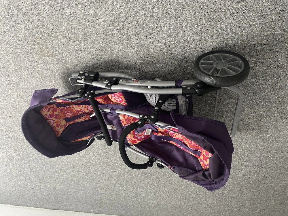 Puppenkinderwagen für 2 