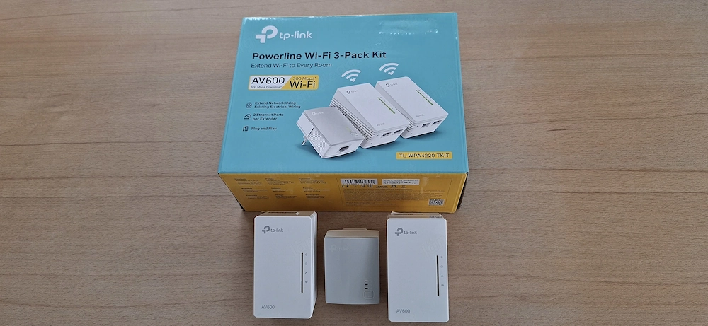 TP Powerline Wi-FI 3er Pack Kit AV 600 TL-WPA4220