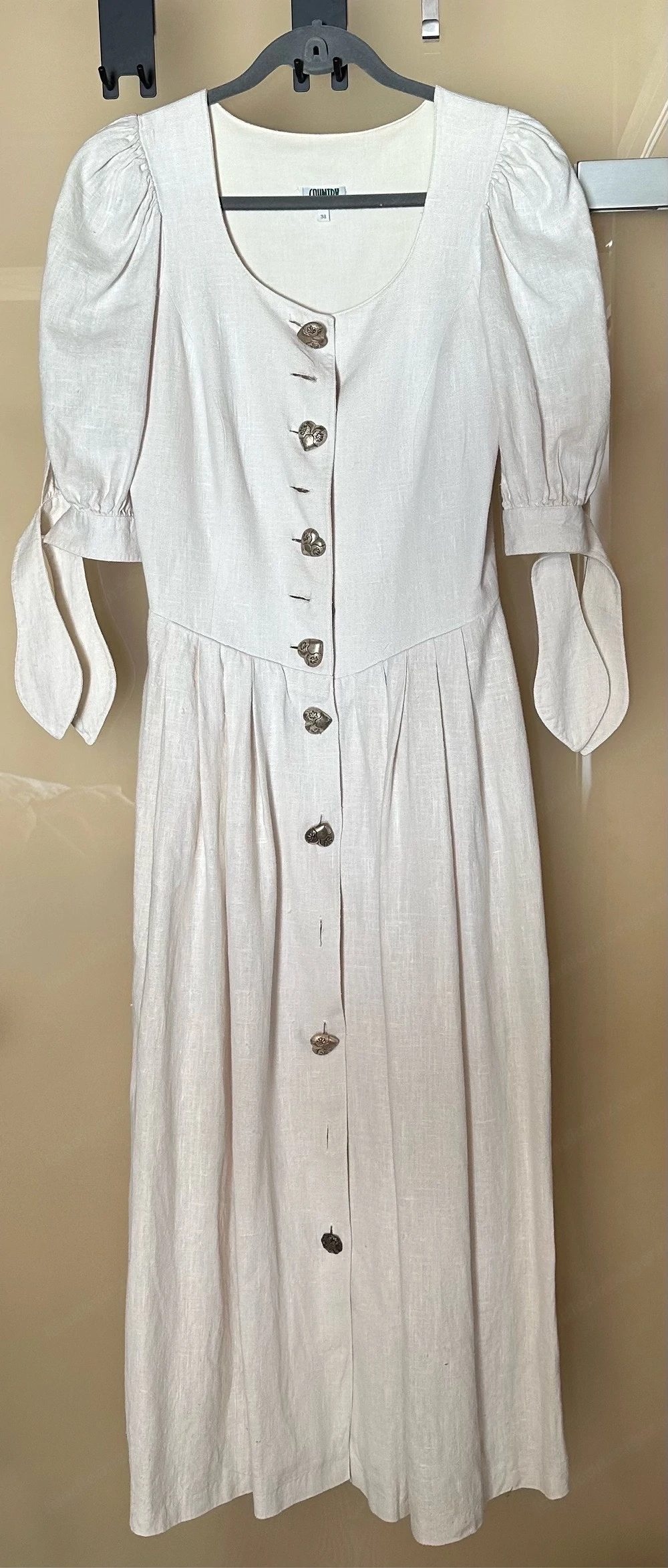 Landhaus Tracht Kleid Leinen