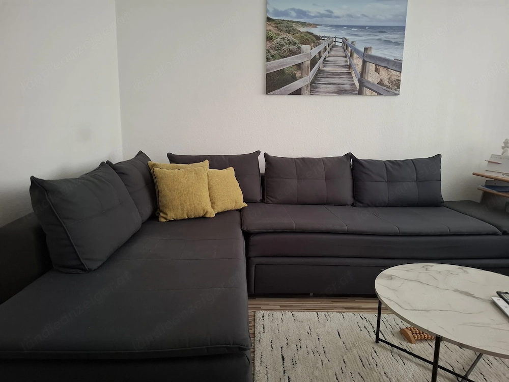 Ecksofa ausziehbar mit Schlaffunktion