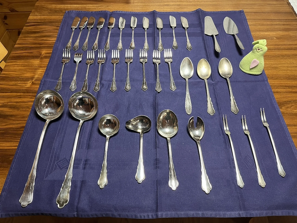 Besteck Teile Berndorf Krupp günstig abzugeben