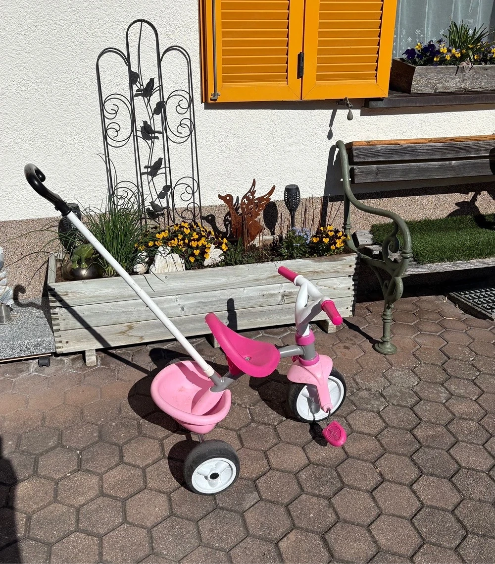 Dreirad mit Schubstange