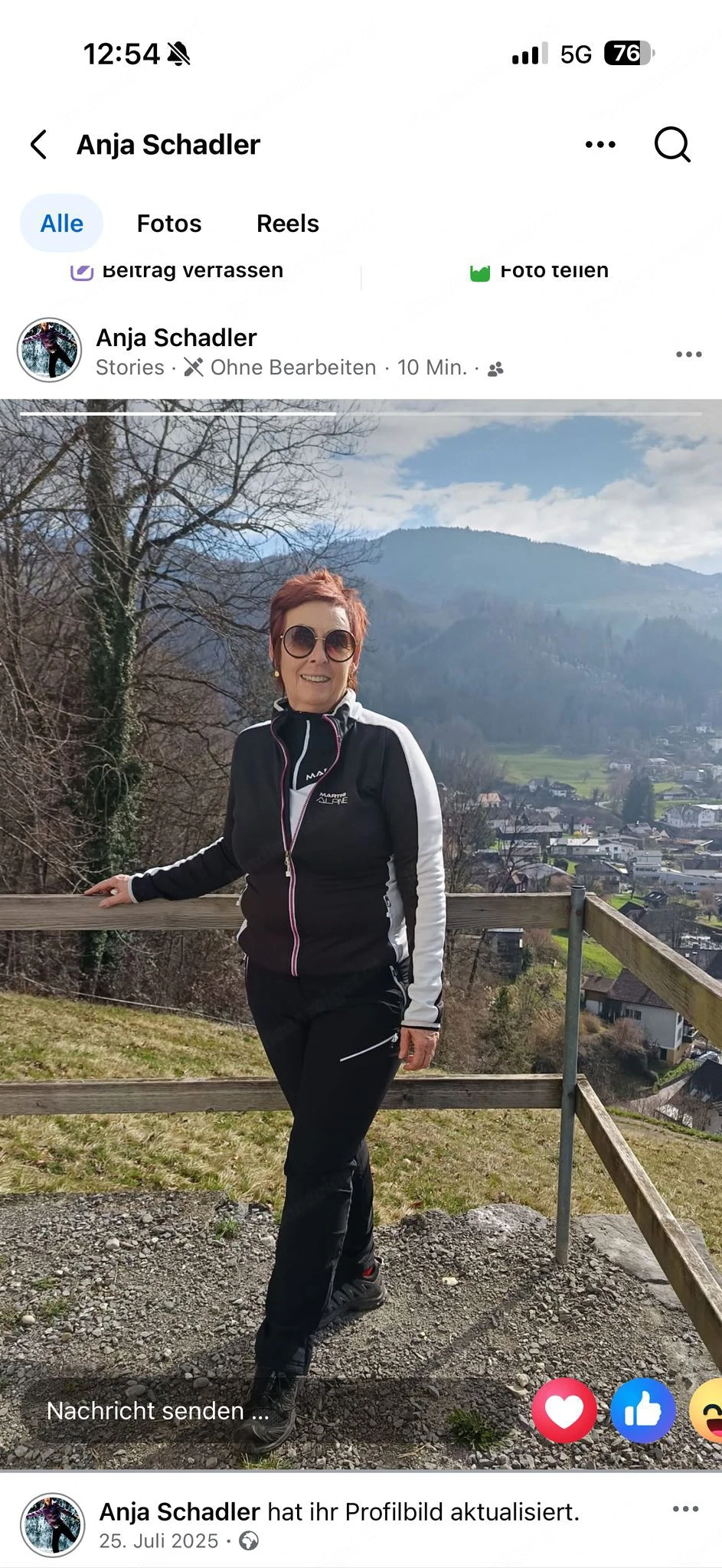 Na bist du der Mann, der auch wirklich schreibt - oder nur guckt.