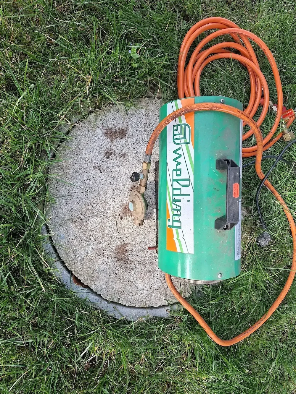 Warmlufterzeuger welding