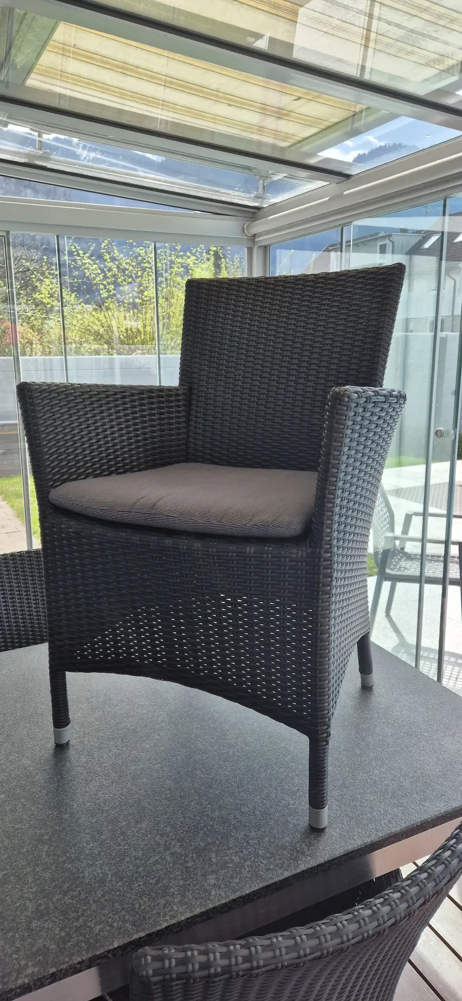 Rattan Stühle (Casa Hohenems gekauft)  6 Stück 