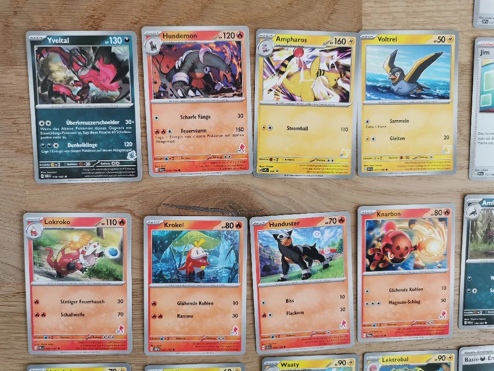 50x Pokemon Karten