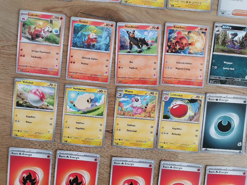 50x Pokemon Karten