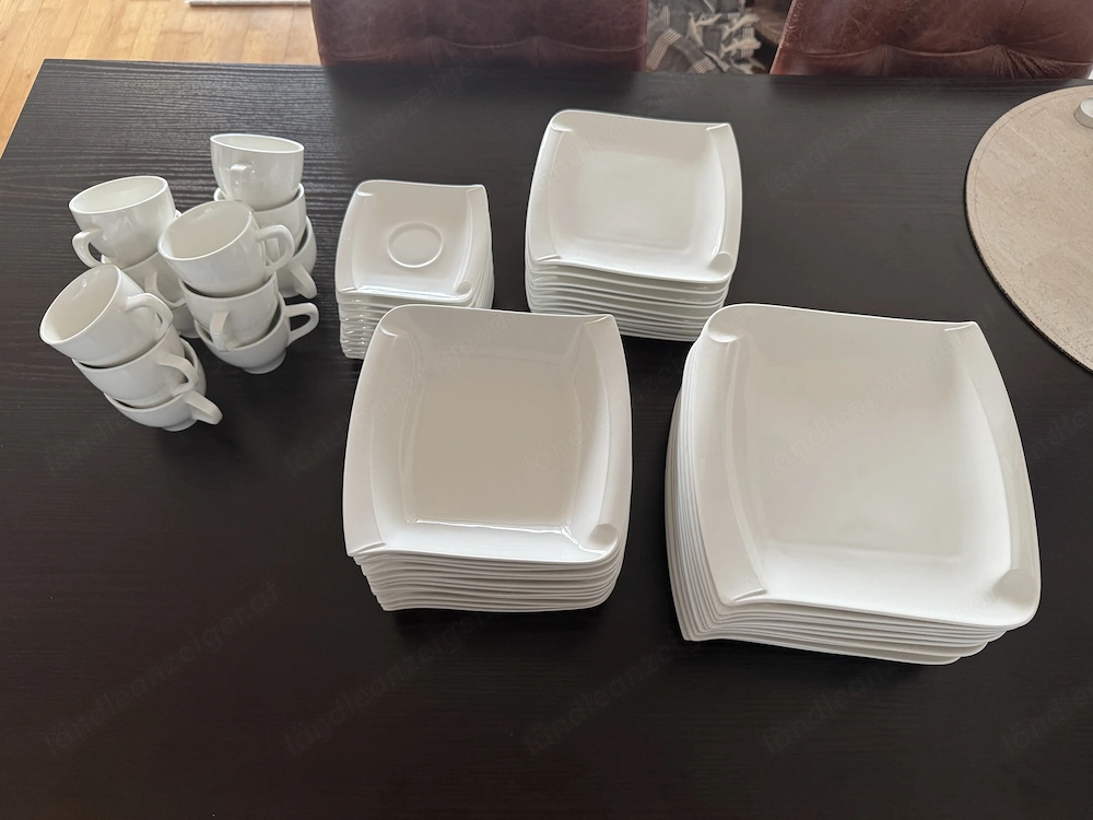 12-teiliges Porzellan Geschirr-Set zu verkaufen   schönes Design