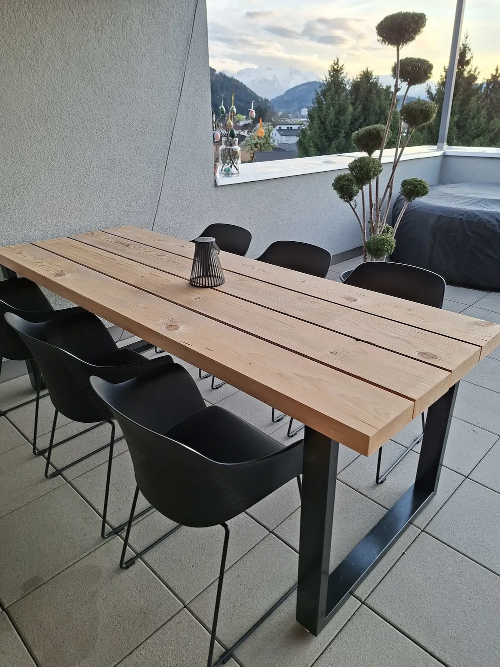 Echtholztisch Gartentisch Gartenmöbel Esstisch