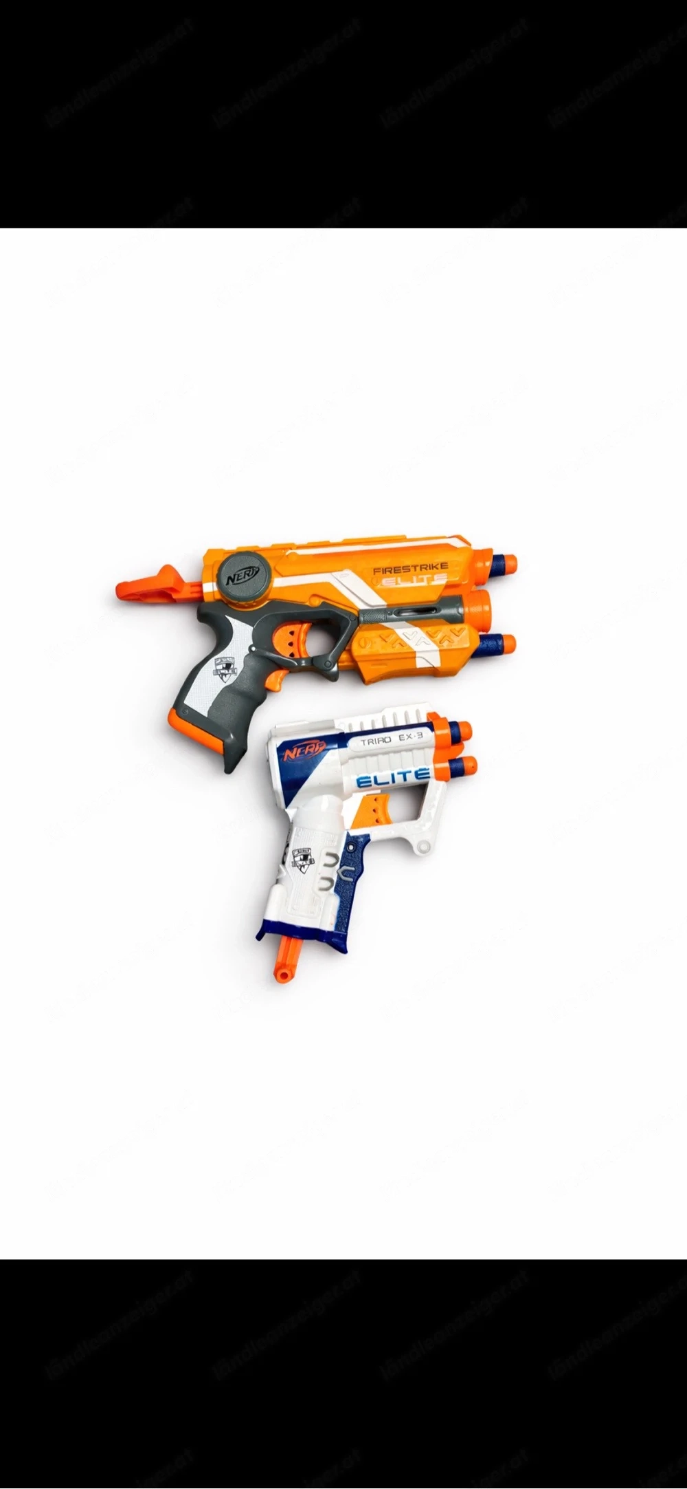 2x Nerf Elite Blaster   Firestrike & Triad EX-3