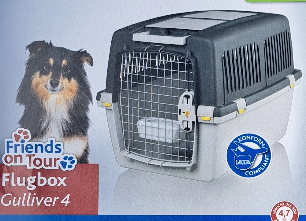 Hundebox Flugbox Gulliver 4 unbenutzt 