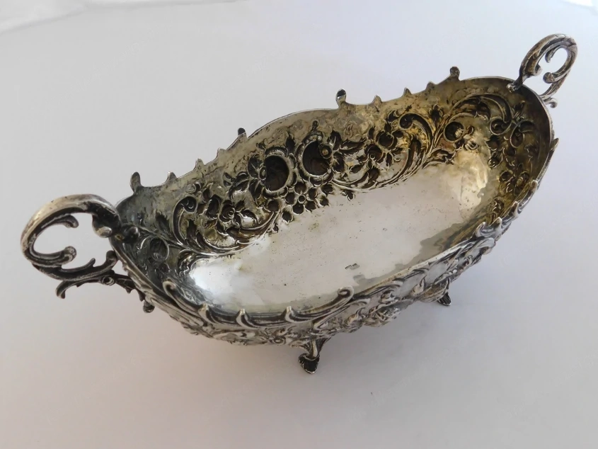 Jardiniere - Schale aus Silber 900-ER