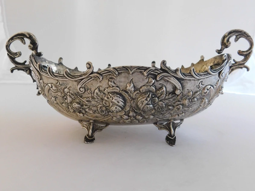 Jardiniere - Schale aus Silber 900-ER