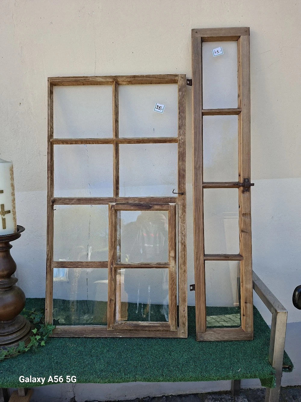 Alte Decofenster mit Schiber