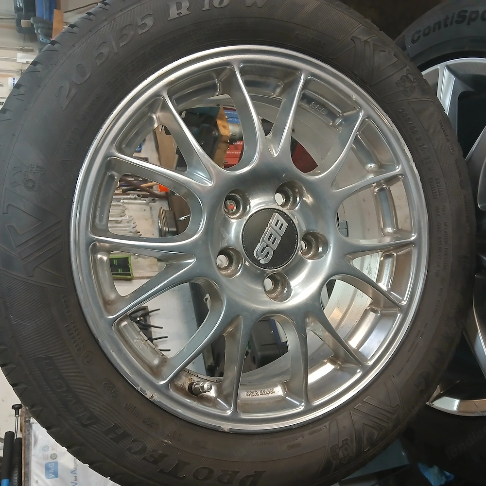 Alufelgen orig. BBS 6,5X16 ET50  KBA46441  Golf 5 6 Audi A3 Touran 
