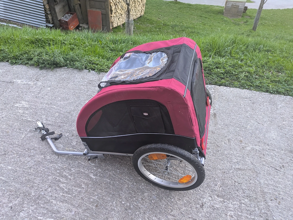 Fahrradanhänger für Hunde
