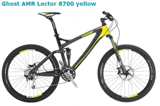 Moutainbike Ghost Lector 26" Gelb Grau