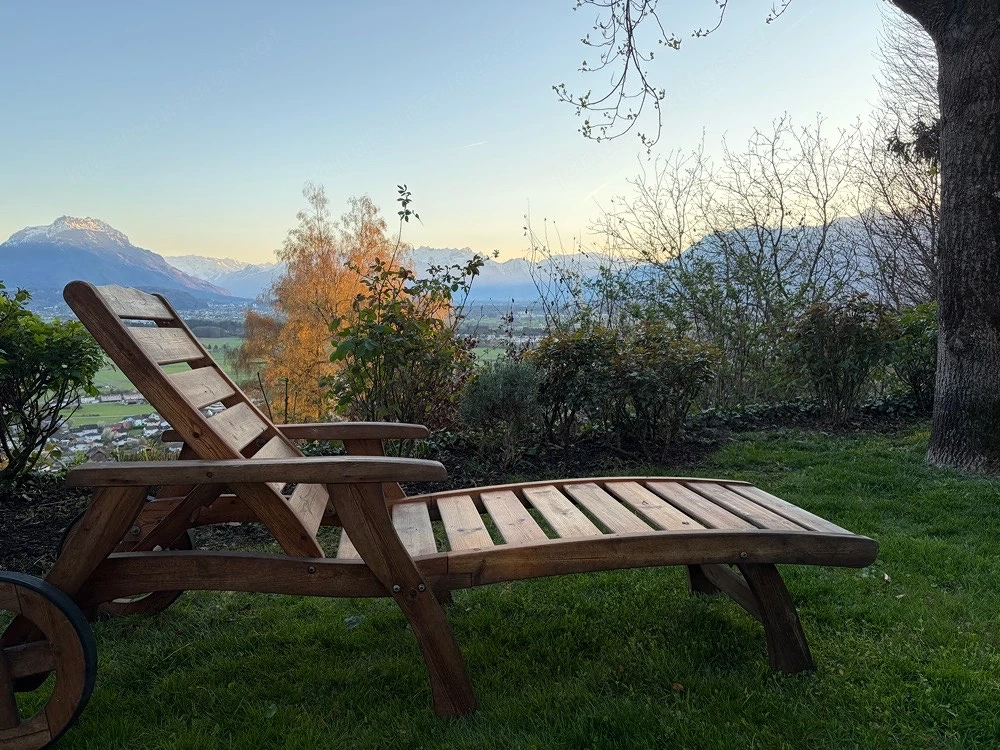 Gartenliege Holz