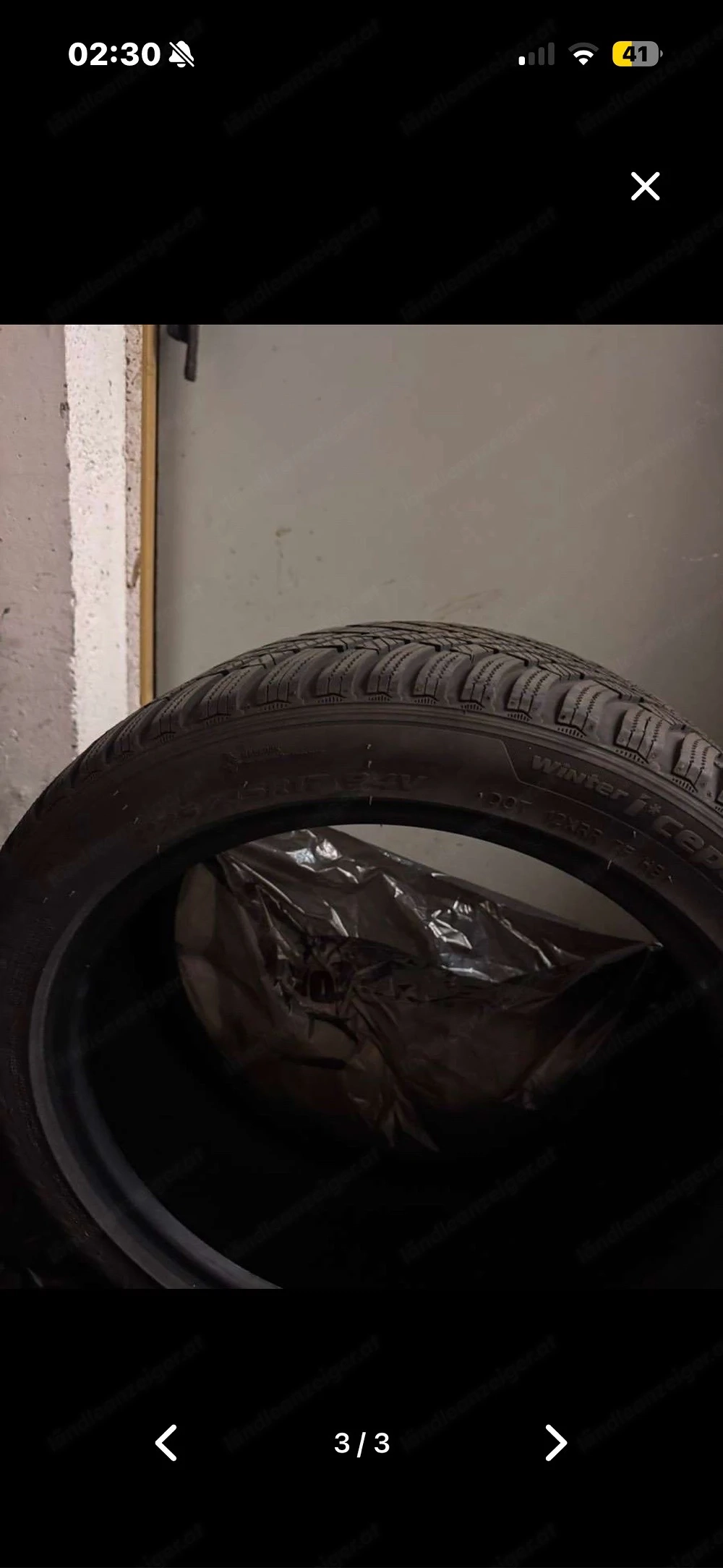 225 45R17 Winterreifen gebraucht Hankook