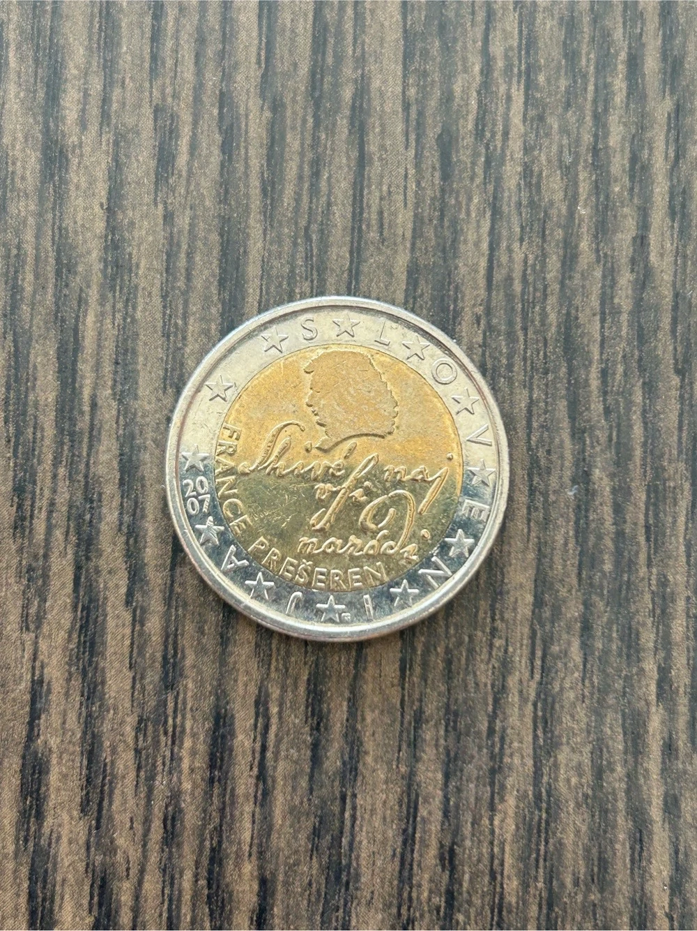 2 Euro Umlaufmünze Slowenien 2007