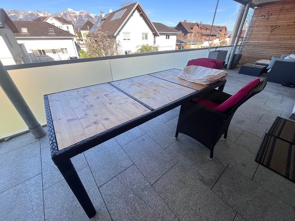 Tisch inkl. 8 Tisch inkl. 8 Stühlen Gartenmöbel Sitzgruppe